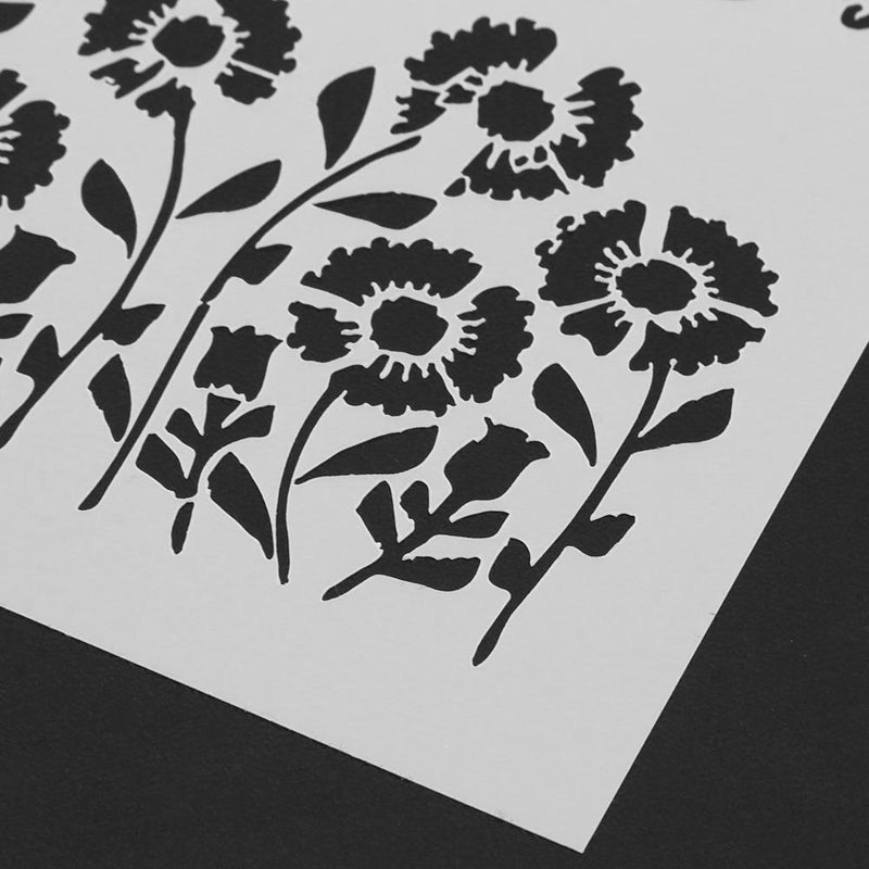 Plastic Cake Flower Spray Stencils DIY Mold Mould Fondant Template(PH-22)