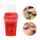 Tattoo Needle Tip Biohazard Barrel Garbage Bucket Container Artist Waste Box