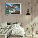 30x 40cm 5D DIY Diamond Painting Bird Family Full Drill Cross Stitch Home Craft