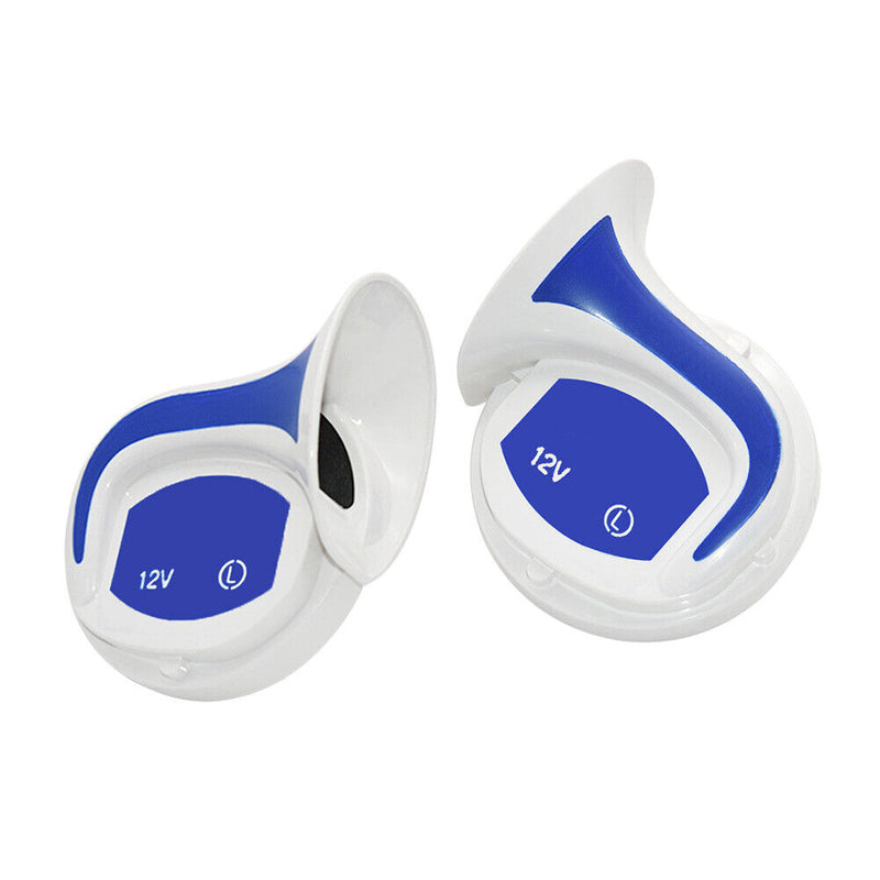 2pcs Aluminum Alloy Multi-tone Electric Air Horn Loud 12V Car Motorcycle Horns