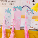 Girls Ruler Bookmarks Cartoon Stationery Wooden Radish Rabbit Tassel Bookmark