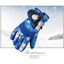 Anti-Skid Warm Ski Gloves Windproof Outdoor Cycling Skating Gloves for Boy Girl