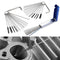 45pcs Carburetor Carb ATV Motorcycle Small Engine Cleaning Brushes Wire Tool Kit