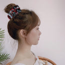 Christmas Plaid Hair Clothes Elastic Scrunchies Women Ponytail Holder Hair Ties