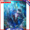 Underwater Castle Oil Paint By Numbers DIY Craft Coloring Drawing Home Decor