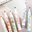 Creative Stationery Eye Care Color Pen Key Points Markers Highlighter Pen Set