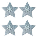 Christmas Stars Tableware Cutlery Holder Silverware Table Bags Decors Fork P8T4