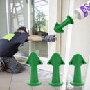 Caulking Construction Silicone Remover Caulk Finisher Grout Scraper (Green)