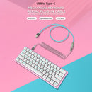 Mechanical Keyboard Aviator Cable Coiled Type-C USB Aviation Connector Wire