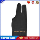 5pcs Billiards Three Fingers Glove Left Hand Billiard Glove Free Size