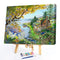 Beach House Chair Oil Paint By Numbers Kit DIY Acrylic Painting on Canvas Decor