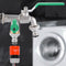 #A 1/2 inch Double Valve Outlet Nozzle Water Heads Anti-rust Water Hose Connecto