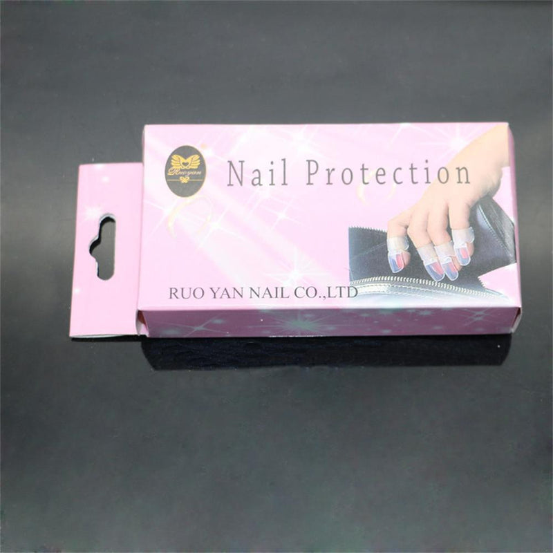 DIY Fashion Women Nail Protector Clips Manicure Cover Tips Finger Polish Shield