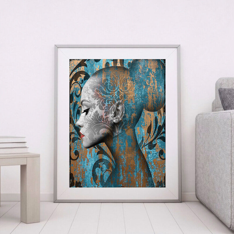 Abstract Woman Oil Paint By Numbers Kits Coloring Drawing for Adults Children