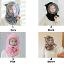 Cat ears Cycling Ski Flannel Windproof Anti Dust Face Cover Winter Hedging cap