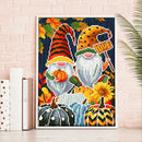 5D DIY Full Round Drill Diamond Painting Gnomes Luminous Rhinestone Draw Picture