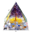 Crystal Pyramid Healing Energy Meditation Stones Home Office Decoration Crafts