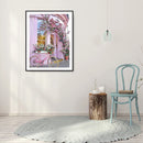 5D Diamond Painting Kit Pink Bike Full Round Drill DIY Mosaic Picture Home