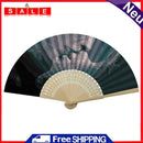 Couple Kiss Oil Paint Folding Fan By Numbers DIY Painted Art Handmade Home Craft