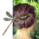 Dragonfly Shape Women Metal Hair Clips Barrette Slide Hair Clip Grips