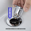 Push-Type Wash Basin Plug Stainless Steel Sink Stoppers Drain Filter Plugs Newly