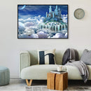 IY Full Round Drill Diamond Painting sky castle Mosaic Rhinestone Art