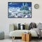 IY Full Round Drill Diamond Painting sky castle Mosaic Rhinestone Art