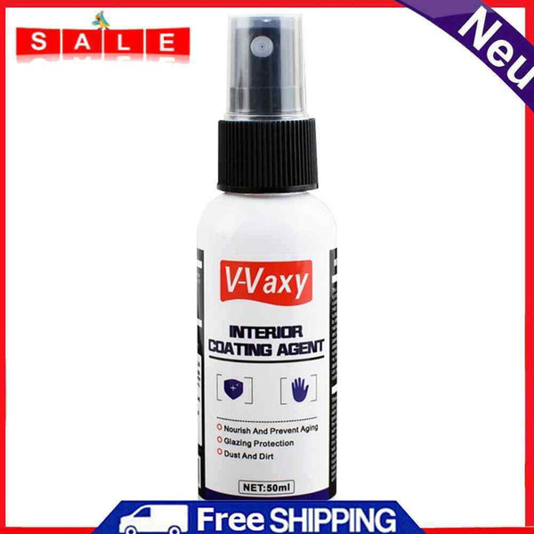 V-Vaxy 50ml Car Interior Cleaner Leather Seat Plastic Parts Cleaning Foam Spray