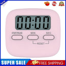 Magnetic Digital Timer Stopwatch Cooking Countdown Timer Clock (Pink)
