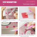5D DIY Letter Full Drill Hanging Diamond Painting Craft Art Decor (Cat Paw)