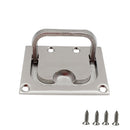 Cabinet Satinless Steel Anti-rattle Spring Flush Lift Ring Deck Pull Handle