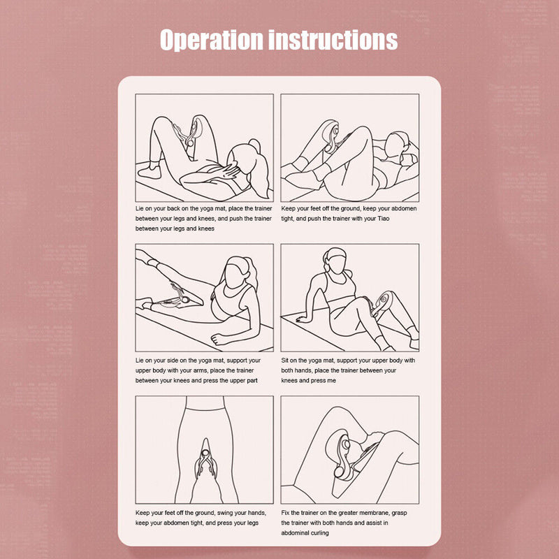 Pelvic Floor Muscle Training Leg Hip Lifter Buttocks Exerciser (Purple) Newly