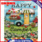 40x50cm DIY Paint By Numbers Kit Camper Abstract Series for Home Decoration Gift