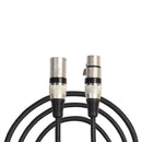 3 Pin XLR Microphone Cable Male to Female Audio Extension Cord