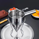 Pancakes Cupcakes Funnel Pancake Batter Dispenser Stainless Steel Multi-caliber