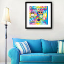 5D DIY Full Drill Diamond Painting Colorful Bird Cross Stitch Embroidery