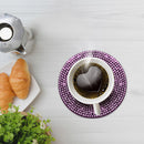 Silicone Round Non-slip Coaster - Car Accessory & Shinning Decor (Pink) Newly