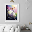 5D Full Round Drill Diamond Painting Ballet Girl Cross Stitch Embroidery Mo