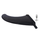 9in Surfing Tail Fin Removable Paddle Rudder Surfboard Stabilizer (Black) Newly