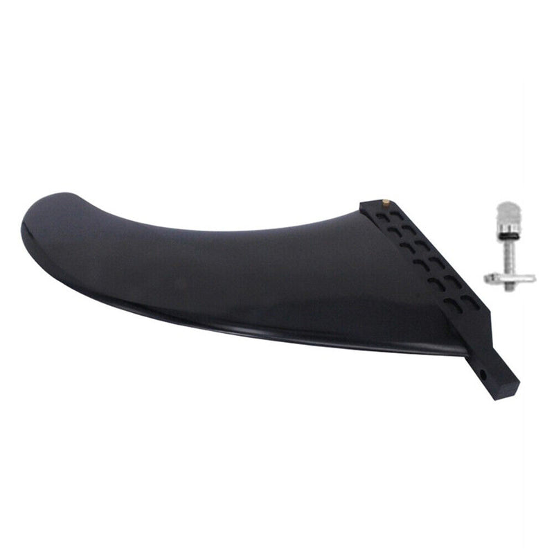 9in Surfing Tail Fin Removable Paddle Rudder Surfboard Stabilizer (Black) Newly
