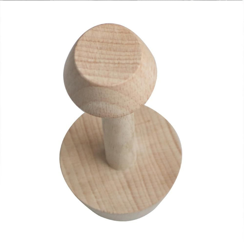 Eggtart Mold Double Side Wooden Egg Tart Tamper Cake Tools Pastry Pusher