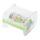 Tape Dispenser Desktop Tape Cutter Stationery Storage Box Organizer(Green) Newly