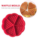 Silicone Waffle Mold Non-stick Waffle Baker Kitchen Bakeware Tool Oven (A) Newly
