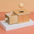 #A Montessori Wooden Ball Drawer Early Educational Target Learning Math for Todd