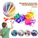 Multi Channel Color Mixing Cups Fluid Art Drawing Accessories for DIY Ornam