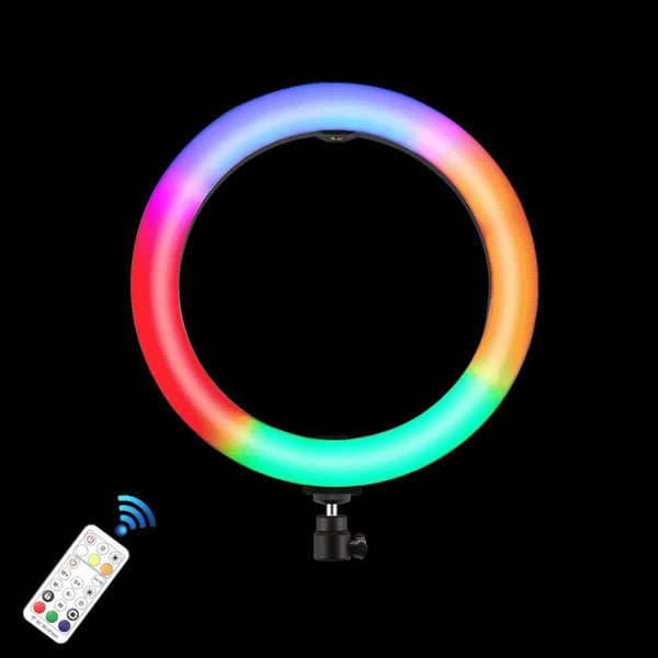 Dimmable Vlogging 10.2 inch 26cm RGBWW Selfie Lamp Ring Video Light Kit