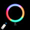 Dimmable Vlogging 10.2 inch 26cm RGBWW Selfie Lamp Ring Video Light Kit