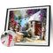Frameless Oil Paint By Numbers DIY Lake Scenery Picture Craft Kit for Bedroom