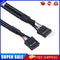 50cm USB 2.0 9 Pin Male to 9 Pin Female Adapter Extension Cable Cord Wire