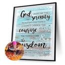 5D DIY Full Drill Diamond Painting Letter Cross Stitch Craft Kits Home Wall